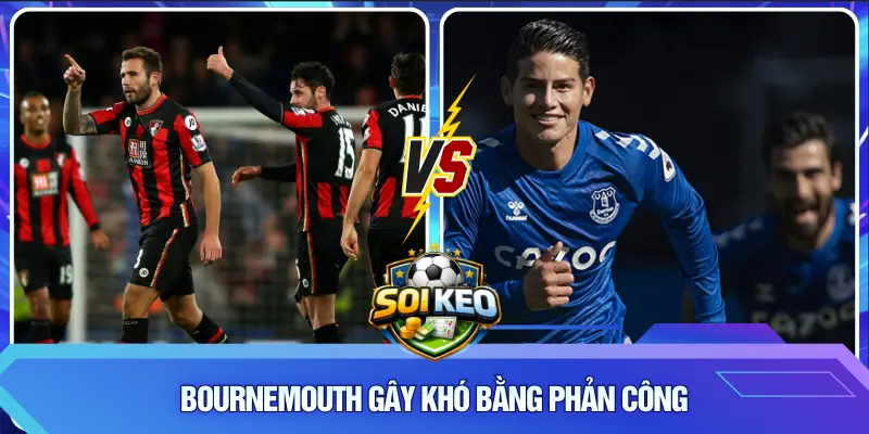 Bournemouth gây khó bằng phản công